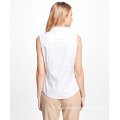 Non-Iron Fitted Sleeveless Shirt